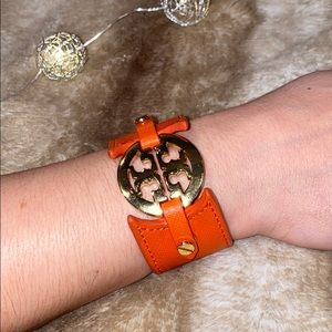 Authentic Tory Burch Logo Cuff
